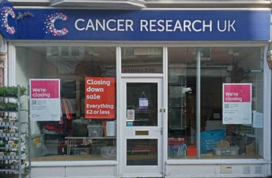Rushden’s Cancer Research Shop Has Closed