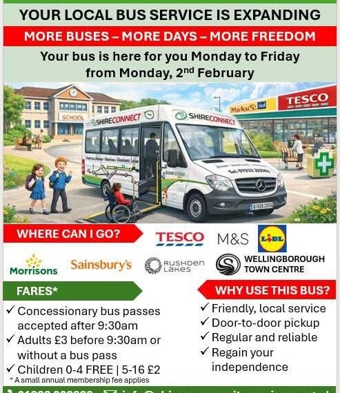 Shire Connect bus service is expanding