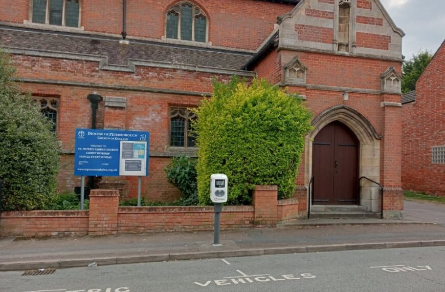 Parking Outside St. Peters Church